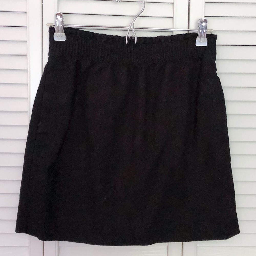 J Crew Factory Linen Cotton Blend Sidewalk Skirt